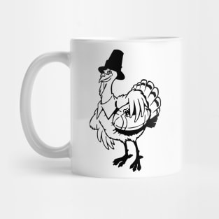 Turkey and Football Mug